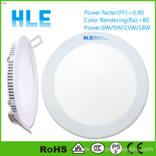 18W Ultra slim round Led panel downlight